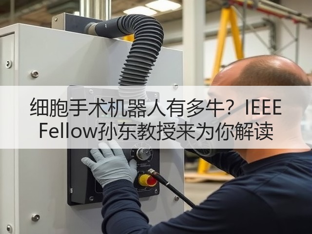 细胞手术机器人有多牛？IEEE Fellow孙东教授来为你解读(图3)