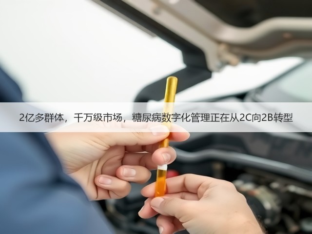 2亿多群体,千万级市场,糖尿病数字化管理正在从2C向2B转型(图1) 2亿多群体,千万级市场,糖尿病数字化管理正在从2C向2B转型(图1)