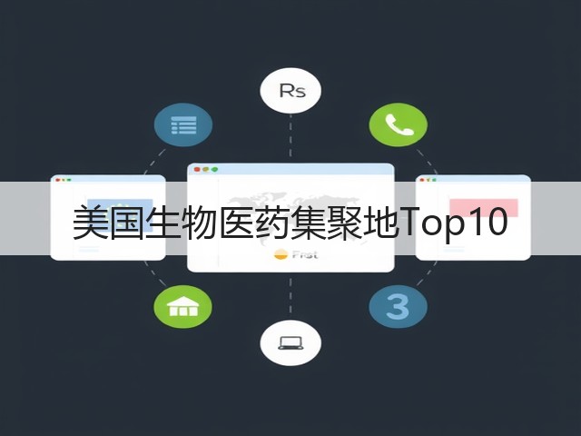 美国生物医药集聚地Top10(图3) 美国生物医药集聚地Top10(图3)