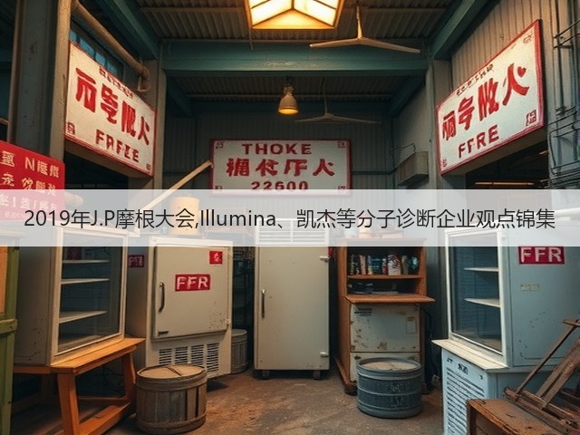 2019年J.P摩根大会,Illumina、凯杰等分子诊断企业观点锦集(图1)