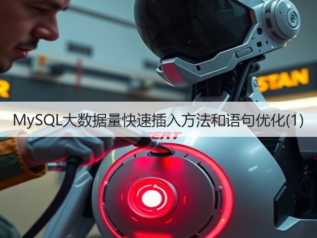 MySQL大数据量快速插入方法和语句优化(1)(图2) MySQL大数据量快速插入方法和语句优化(1)(图2)