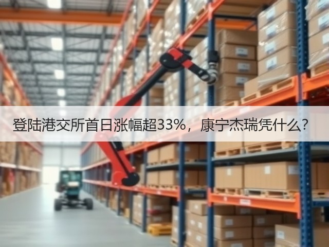 登陆港交所首日涨幅超33%,康宁杰瑞凭什么?(图3) 登陆港交所首日涨幅超33%,康宁杰瑞凭什么?(图3)