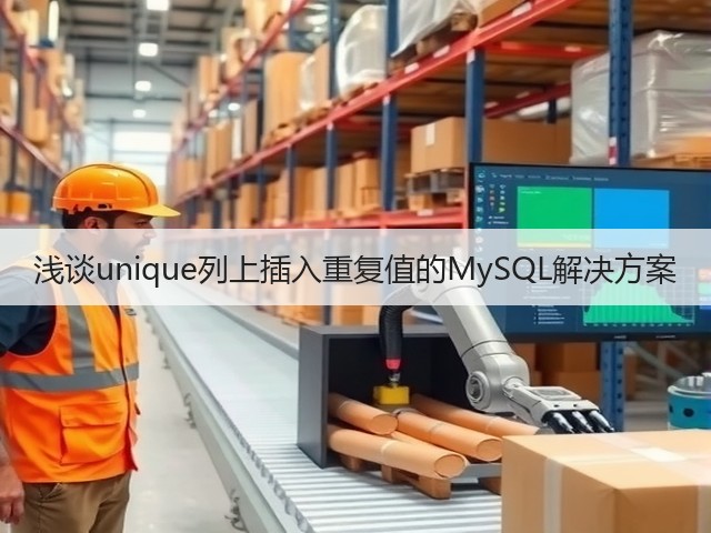 浅谈unique列上插入重复值的MySQL解决方案(图1) 浅谈unique列上插入重复值的MySQL解决方案(图1)