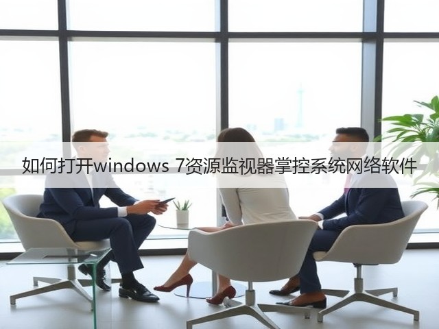 如何打开windows 7资源监视器掌控系统网络软件(图2)