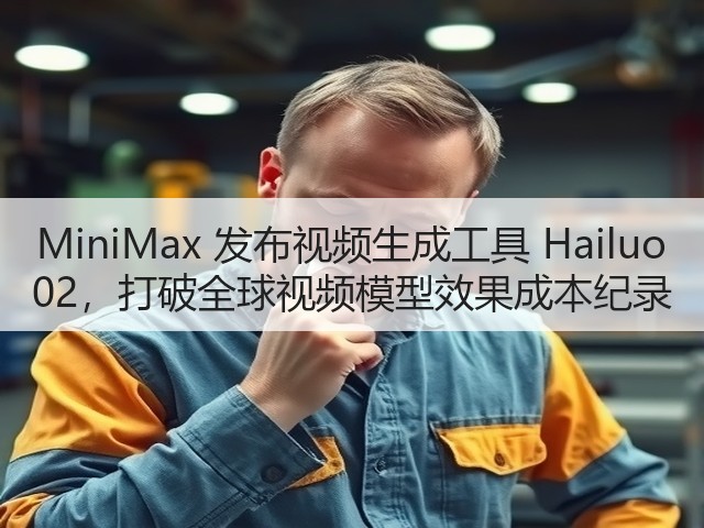 MiniMax 发布视频生成工具 Hailuo 02，打破全球视频模型效果成本纪录(图1)