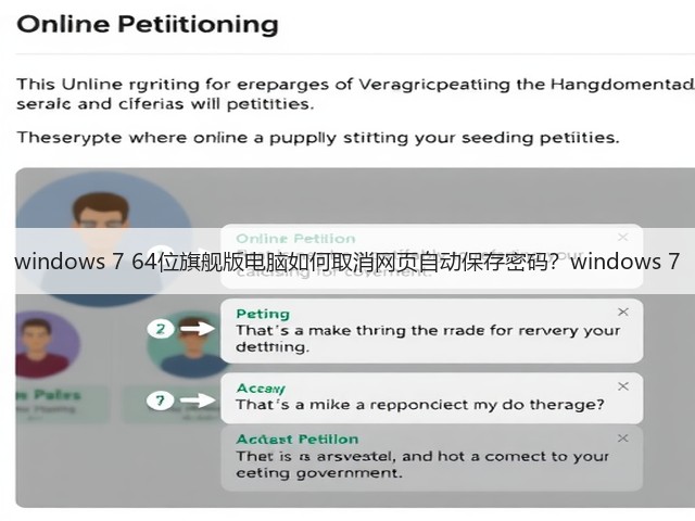 windows 7 64位旗舰版电脑如何取消网页自动保存密码?windows 7(图2) windows 7 64位旗舰版电脑如何取消网页自动保存密码?windows 7(图2)