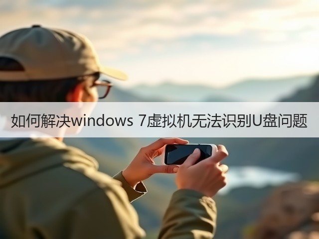 如何解决windows 7虚拟机无法识别U盘问题(图1) 如何解决windows 7虚拟机无法识别U盘问题(图1)