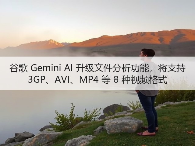 谷歌 Gemini AI 升级文件分析功能，将支持 3GP、AVI、MP4 等 8 种视频格式(图2)