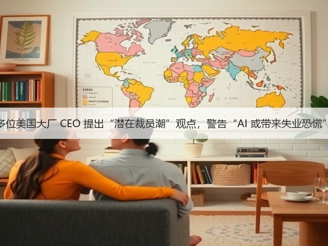 多位美国大厂 CEO 提出“潜在裁员潮”观点，警告“AI 或带来失业恐慌”(图1)