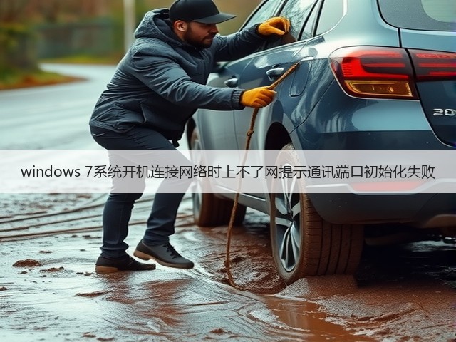 windows 7系统开机连接网络时上不了网提示通讯端口初始化失败(图2)