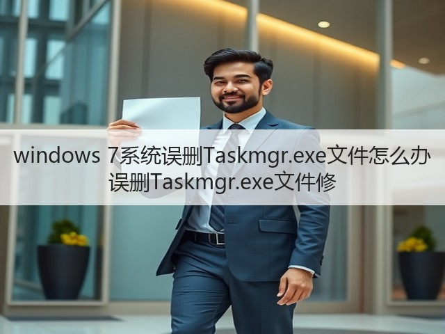 windows 7系统误删Taskmgr.exe文件怎么办 误删Taskmgr.exe文件修(图3) windows 7系统误删Taskmgr.exe文件怎么办 误删Taskmgr.exe文件修(图3)