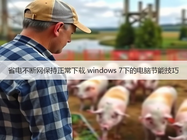省电不断网保持正常下载 windows 7下的电脑节能技巧(图1) 省电不断网保持正常下载 windows 7下的电脑节能技巧(图1)