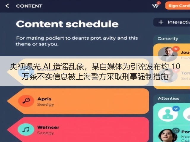 央视曝光 AI 造谣乱象,某自媒体为引流发布约 10 万条不实信息被上海警方采取刑事强制措施(图1) 央视曝光 AI 造谣乱象,某自媒体为引流发布约 10 万条不实信息被上海警方采取刑事强制措施(图1)
