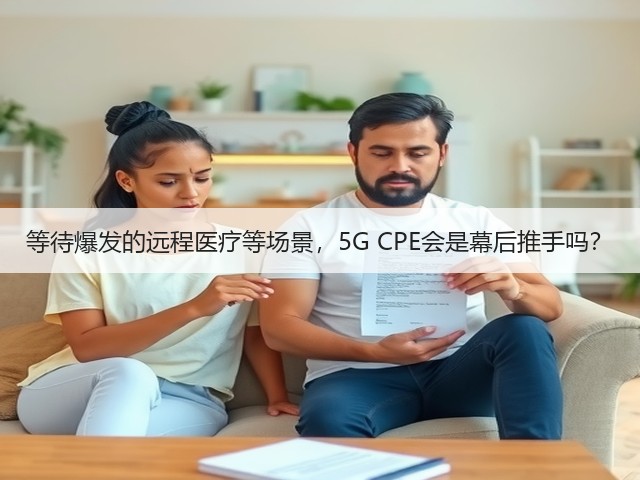 等待爆发的远程医疗等场景，5G CPE会是幕后推手吗？(图3)