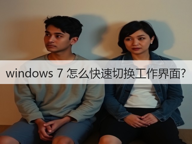 windows 7 怎么快速切换工作界面?(图1) windows 7 怎么快速切换工作界面?(图1)