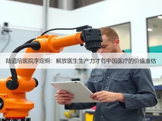 陆道培医院李定纲:解放医生生产力才有中国医疗的价值重估(图1) 陆道培医院李定纲:解放医生生产力才有中国医疗的价值重估(图1)