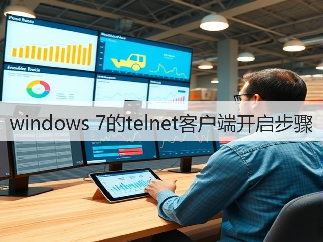 windows 7的telnet客户端开启步骤(图2) windows 7的telnet客户端开启步骤(图2)