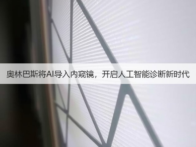 奥林巴斯将AI导入内窥镜，开启人工智能诊断新时代(图1)
