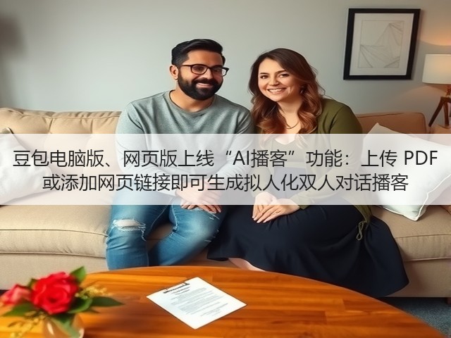 豆包电脑版、网页版上线“AI播客”功能:上传 PDF 或添加网页链接即可生成拟人化双人对话播客(图3) 豆包电脑版、网页版上线“AI播客”功能:上传 PDF 或添加网页链接即可生成拟人化双人对话播客(图3)