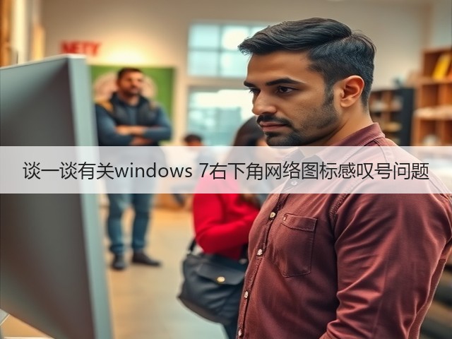 谈一谈有关windows 7右下角网络图标感叹号问题(图2)