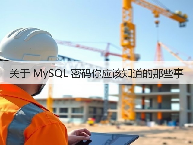关于 MySQL 密码你应该知道的那些事(图3)