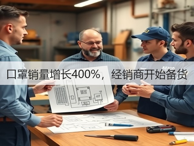 口罩销量增长400%,经销商开始备货(图3) 口罩销量增长400%,经销商开始备货(图3)