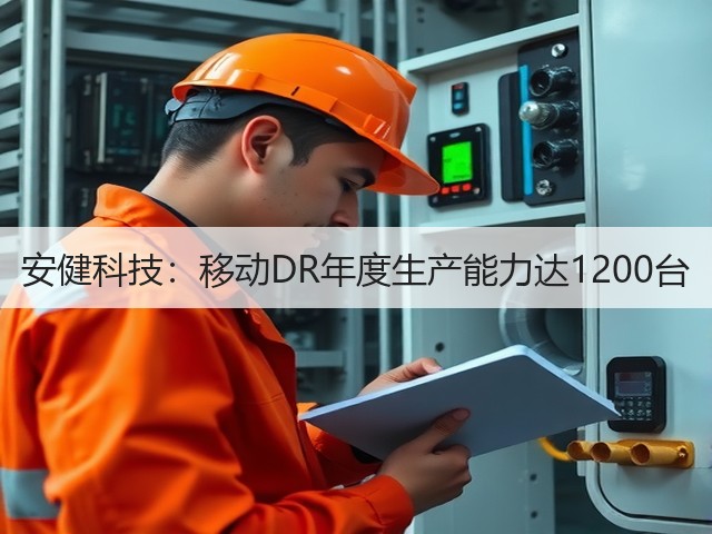 安健科技：移动DR年度生产能力达1200台(图3)