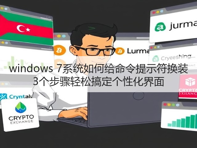 windows 7系统如何给命令提示符换装 3个步骤轻松搞定个性化界面(图3)