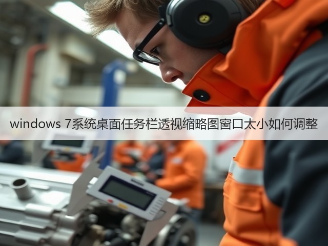 windows 7系统桌面任务栏透视缩略图窗口太小如何调整(图3) windows 7系统桌面任务栏透视缩略图窗口太小如何调整(图3)