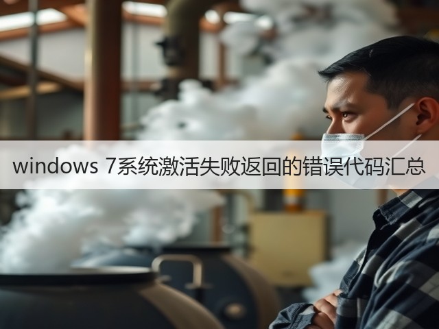 windows 7系统激活失败返回的错误代码汇总(图3)