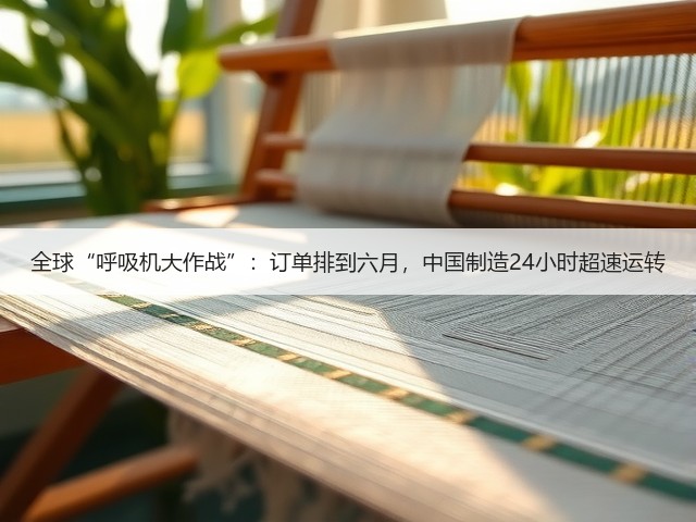 全球“呼吸机大作战”：订单排到六月，中国制造24小时超速运转(图2)