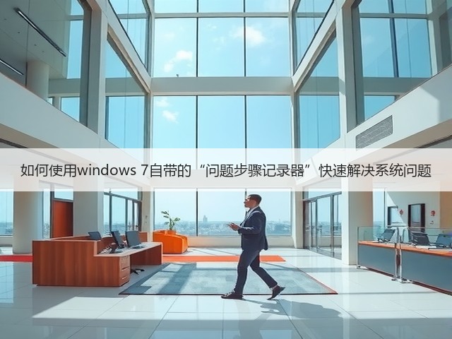 如何使用windows 7自带的“问题步骤记录器”快速解决系统问题(图2)