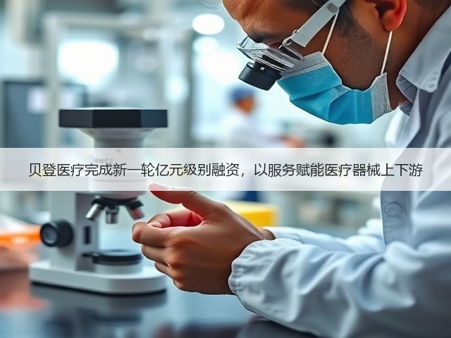 贝登医疗完成新一轮亿元级别融资,以服务赋能医疗器械上下游(图1) 贝登医疗完成新一轮亿元级别融资,以服务赋能医疗器械上下游(图1)