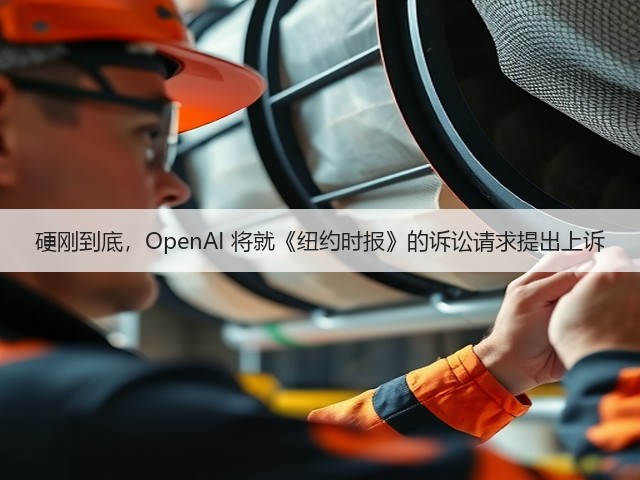 硬刚到底，OpenAI 将就《纽约时报》的诉讼请求提出上诉(图1)