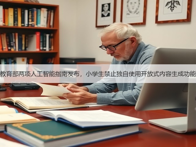 教育部两项人工智能指南发布，小学生禁止独自使用开放式内容生成功能(图1)