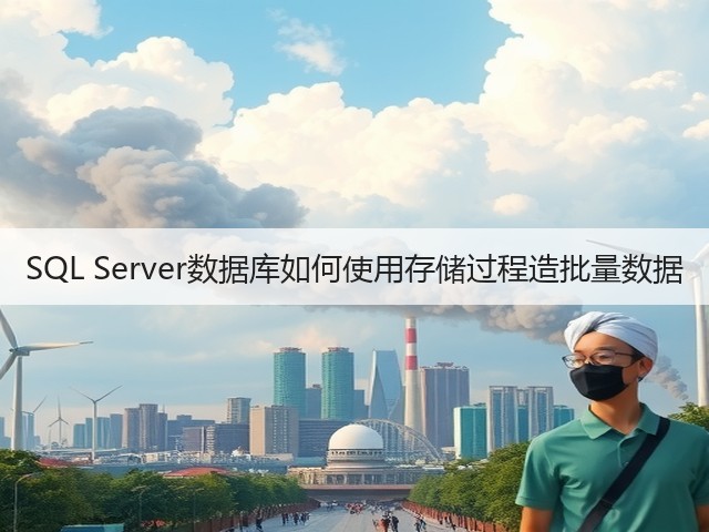 SQL Server数据库如何使用存储过程造批量数据(图3)