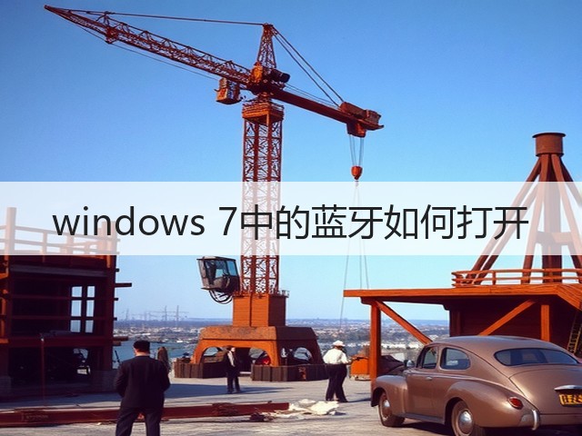 windows 7中的蓝牙如何打开(图3)