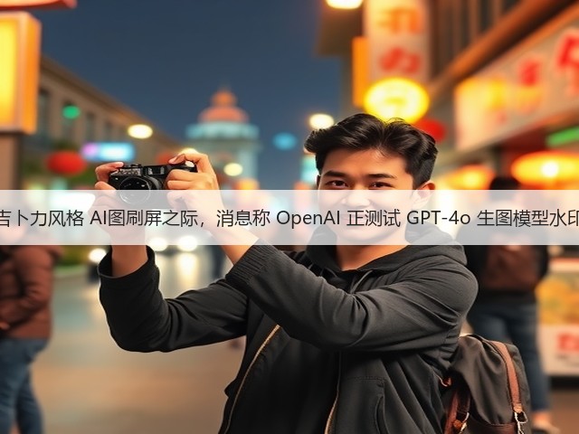 吉卜力风格 AI图刷屏之际,消息称 OpenAI 正测试 GPT-4o 生图模型水印(图3) 吉卜力风格 AI图刷屏之际,消息称 OpenAI 正测试 GPT-4o 生图模型水印(图3)