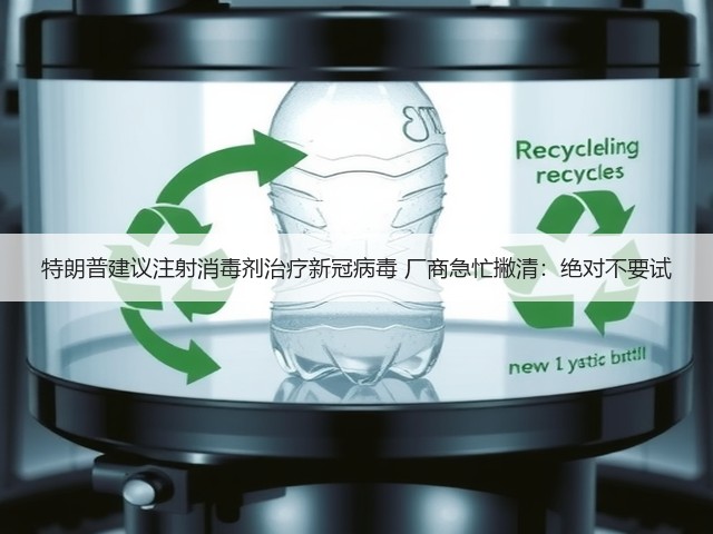 特朗普建议注射消毒剂治疗新冠病毒 厂商急忙撇清:绝对不要试(图2) 特朗普建议注射消毒剂治疗新冠病毒 厂商急忙撇清:绝对不要试(图2)