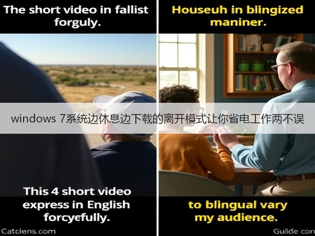 windows 7系统边休息边下载的离开模式让你省电工作两不误(图3) windows 7系统边休息边下载的离开模式让你省电工作两不误(图3)