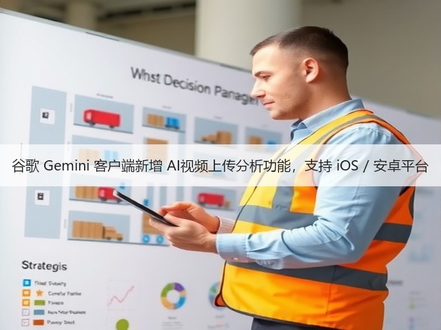 谷歌 Gemini 客户端新增 AI视频上传分析功能,支持 iOS / 安卓平台(图1) 谷歌 Gemini 客户端新增 AI视频上传分析功能,支持 iOS / 安卓平台(图1)