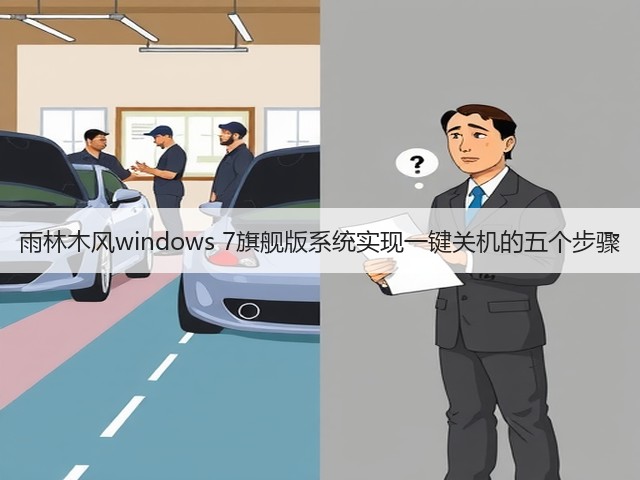 雨林木风windows 7旗舰版系统实现一键关机的五个步骤(图2) 雨林木风windows 7旗舰版系统实现一键关机的五个步骤(图2)