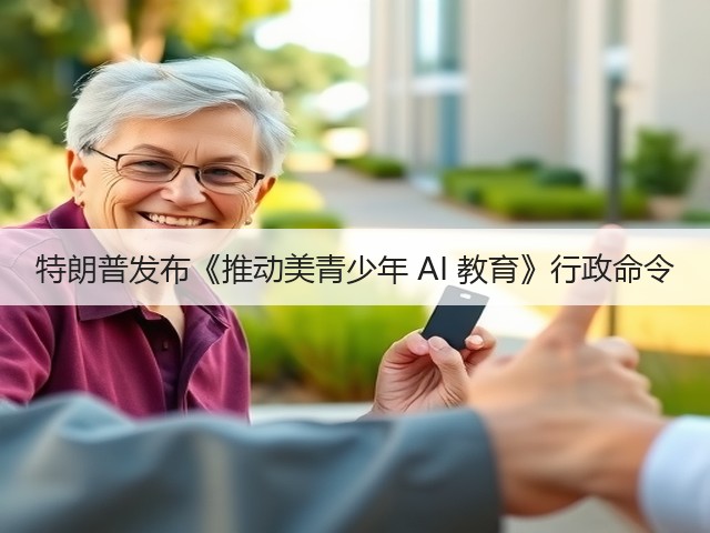 特朗普发布《推动美青少年 AI 教育》行政命令(图2)