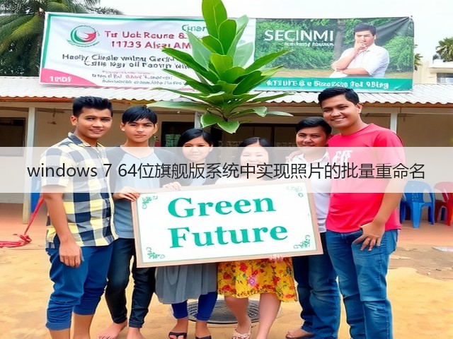 windows 7 64位旗舰版系统中实现照片的批量重命名(图2)