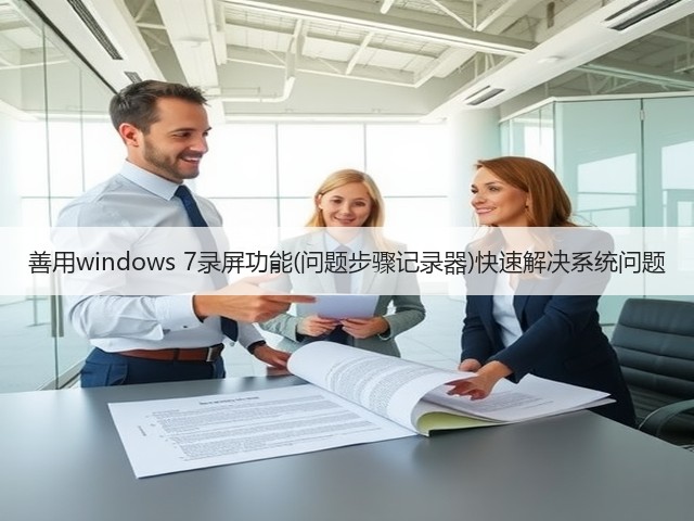 善用windows 7录屏功能(问题步骤记录器)快速解决系统问题(图2) 善用windows 7录屏功能(问题步骤记录器)快速解决系统问题(图2)