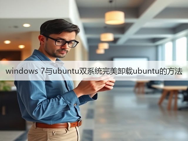 windows 7与ubuntu双系统完美卸载ubuntu的方法(图2) windows 7与ubuntu双系统完美卸载ubuntu的方法(图2)