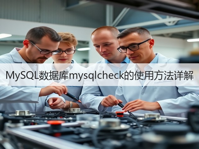 MySQL数据库mysqlcheck的使用方法详解(图3)
