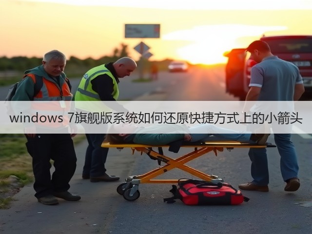 windows 7旗舰版系统如何还原快捷方式上的小箭头(图3) windows 7旗舰版系统如何还原快捷方式上的小箭头(图3)