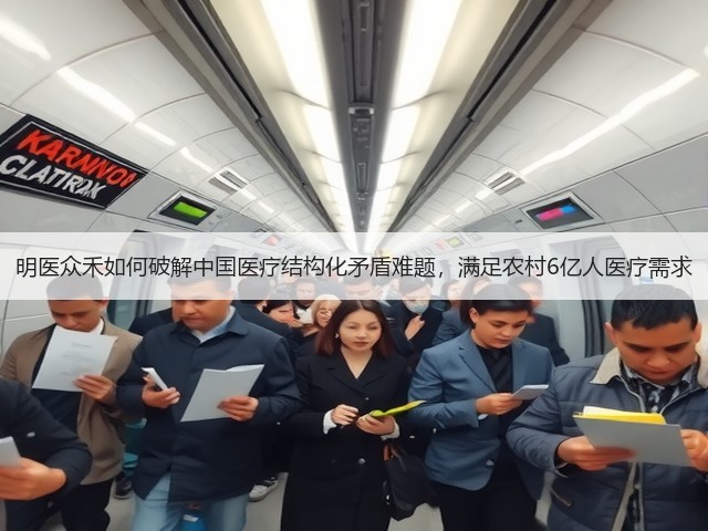 明医众禾如何破解中国医疗结构化矛盾难题,满足农村6亿人医疗需求(图2) 明医众禾如何破解中国医疗结构化矛盾难题,满足农村6亿人医疗需求(图2)