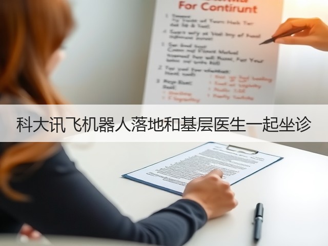 科大讯飞机器人落地和基层医生一起坐诊(图3)